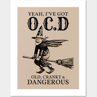 Vintage Cranky Witch Posters and Art